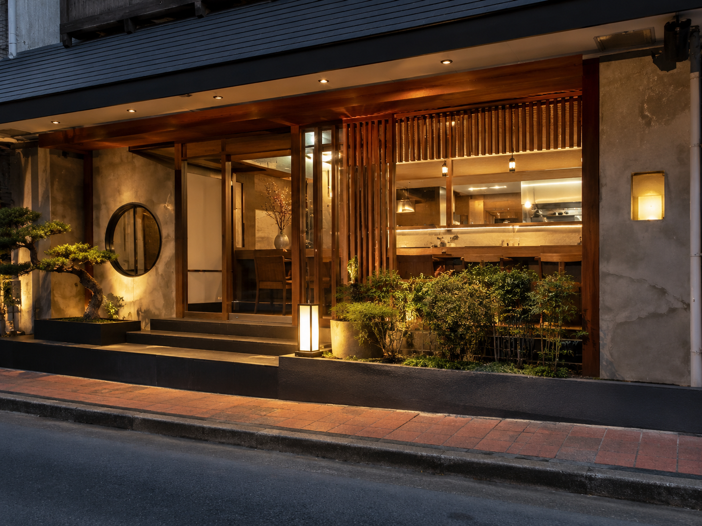 店舗の外観・内観・カウンターの様子